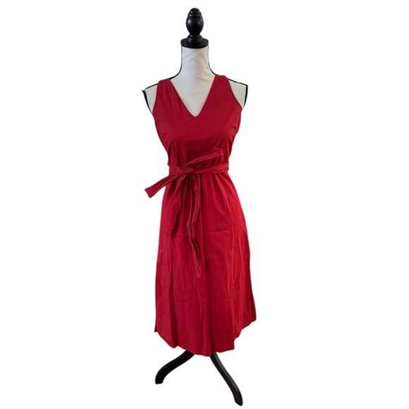 Target Dresses & Skirts - Side Slit Sleeveless Belted Dress